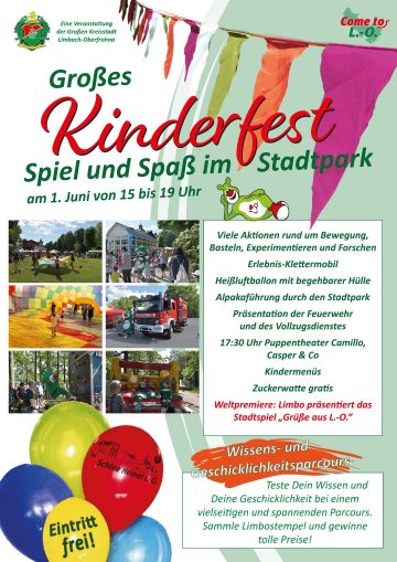Plakat Kinderfest Limnach-Oberfrohna